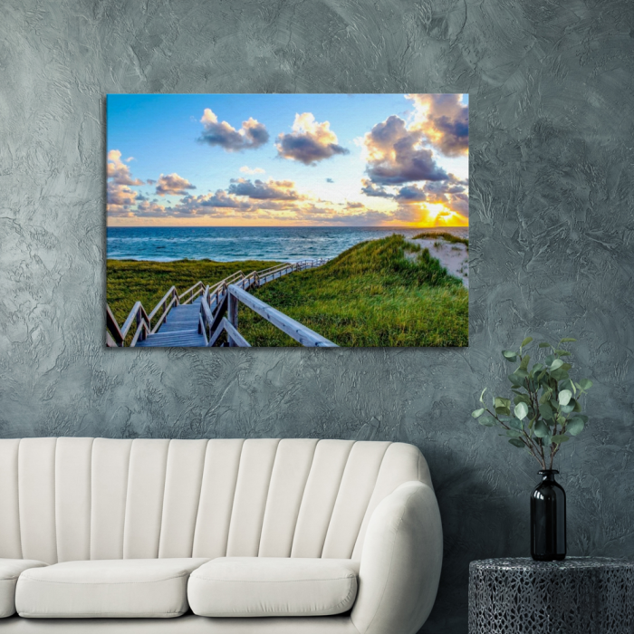 Insel Romantik Sylt - Bild auf Canvas Leinwand - Motiv Meer - Fotokunst zum Entspannen - Romantik pur für Dein Wohnzimmere960d5a0-15fc-4269-be71-208a9d1fec71
