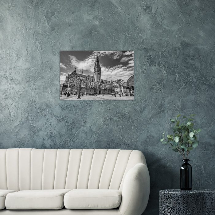 Schwarz Weiss Bilder und Fotografien für das Wohnzimmer - Bilder auf Alu Dibond Leinwand